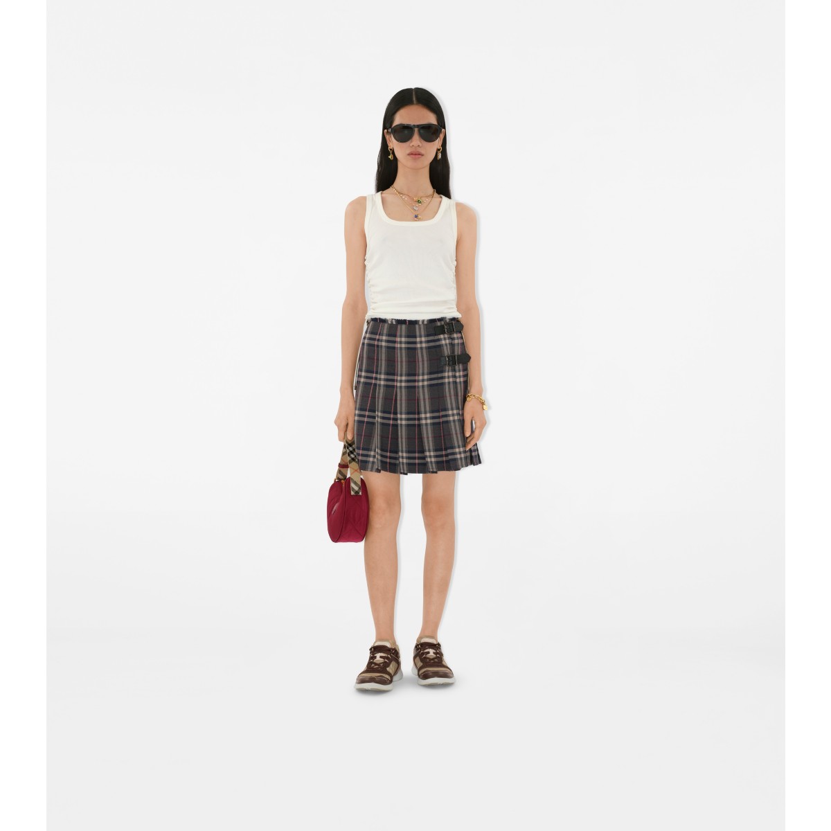  Check Wool Mini Kilt