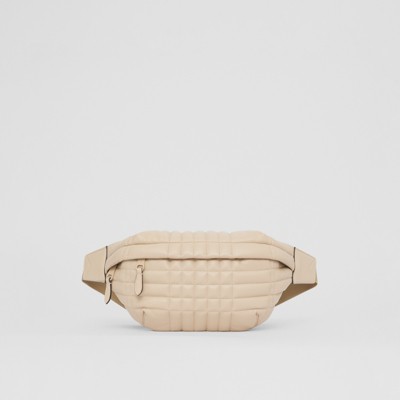 Burberry Monogram Motif Quilted Leather Sonny Bum Bag In Soft Fawn ModeSens