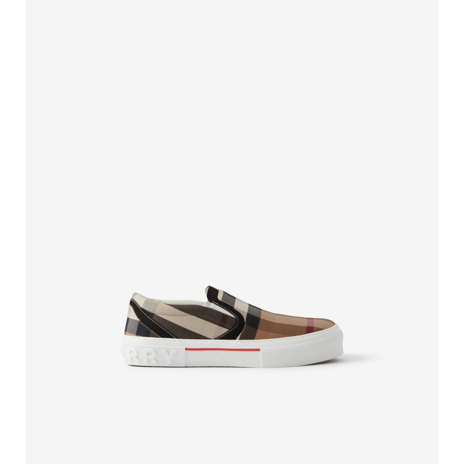 Burberry check hot sale cotton sneakers