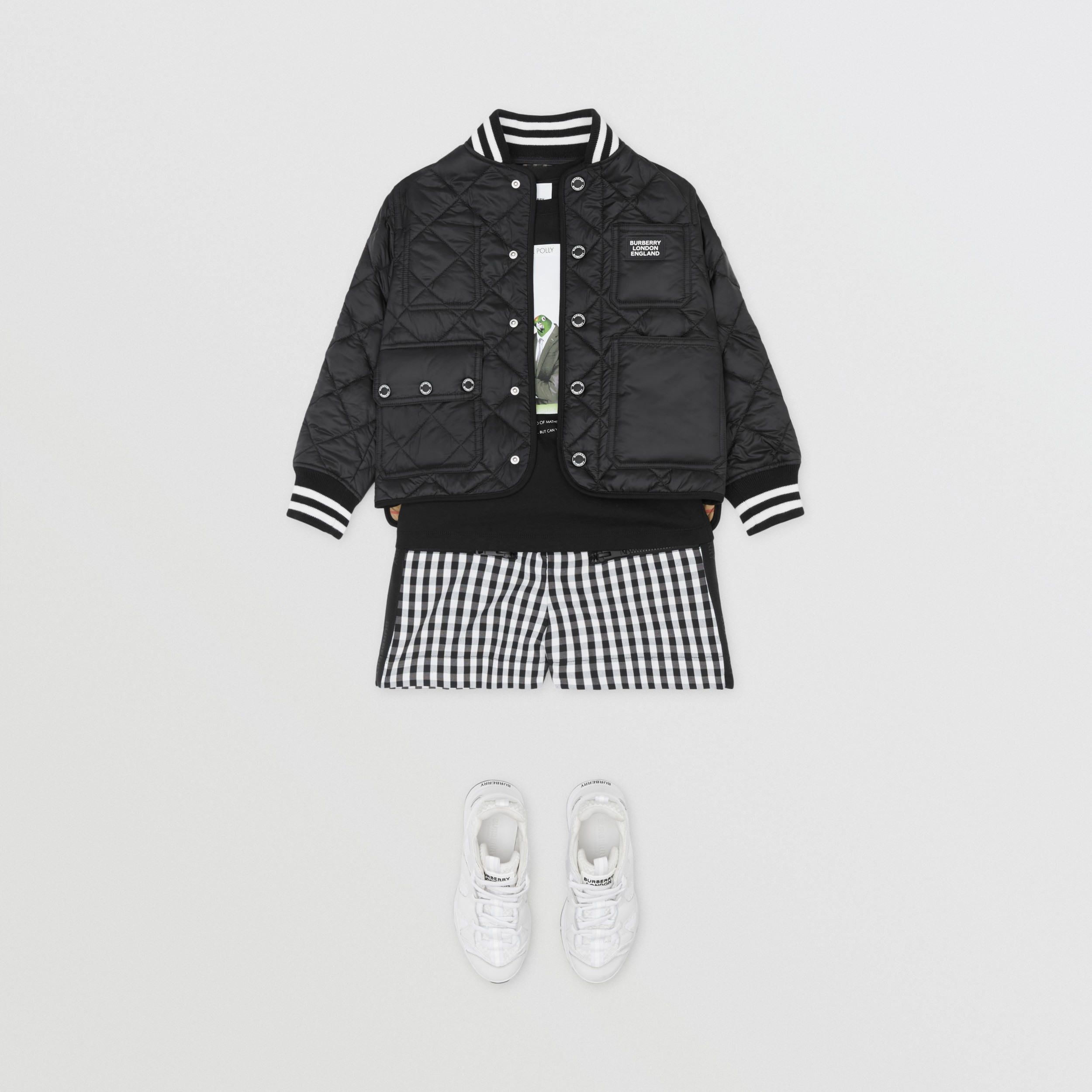 recycled quilted jacket