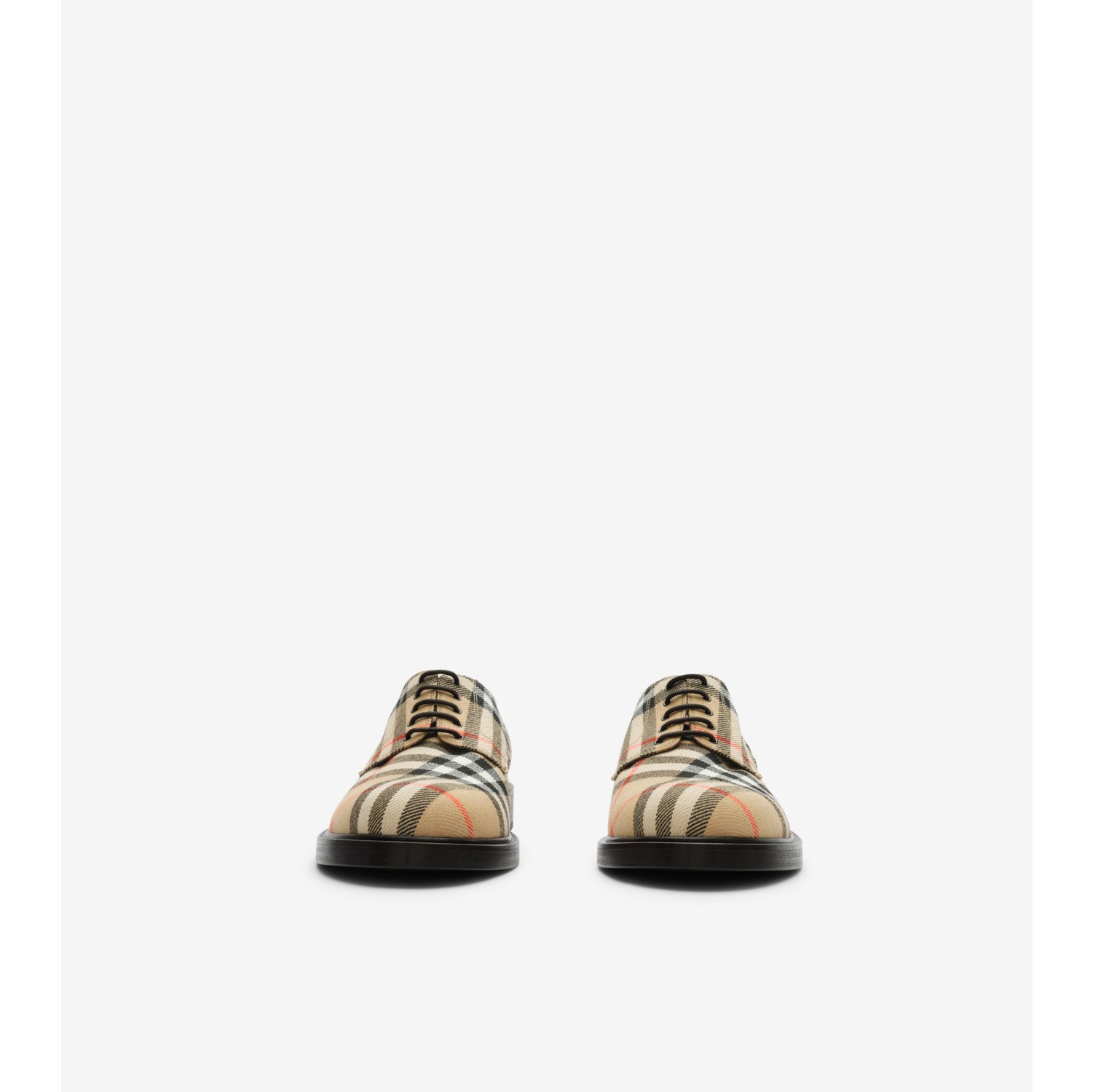 Check Pembroke Derby Shoes