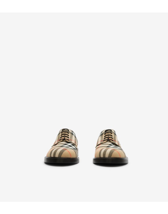 Burberry Men\'s Tan Leather Loafers with Blue Logo Brand New Buy Burberry Shield Leather Loafers - Green At 50% Off  main image 4