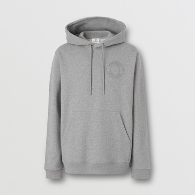 burberry hoodie grey mens