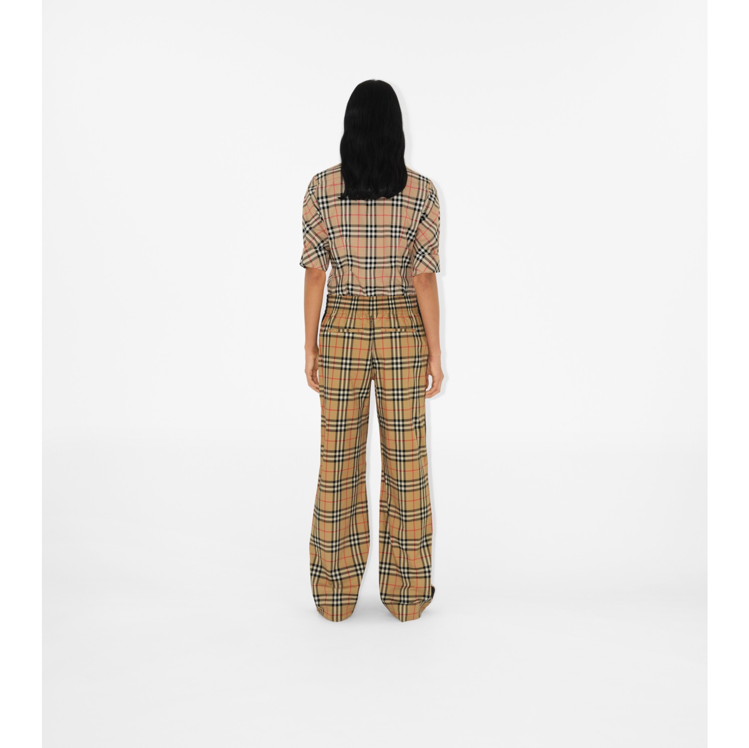 Burberry, Pants & Jumpsuits, Burberry London Vintage Nova Check Womens  Wool Trousers Size Uk8 Us6