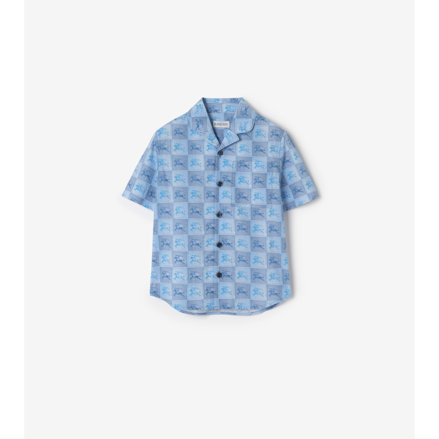 Knight Checkerboard​ Cotton Shirt