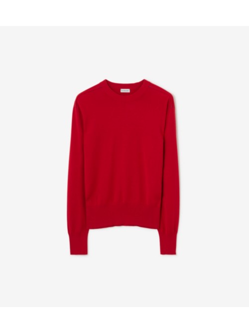 Burberry Wool Sweater In Red