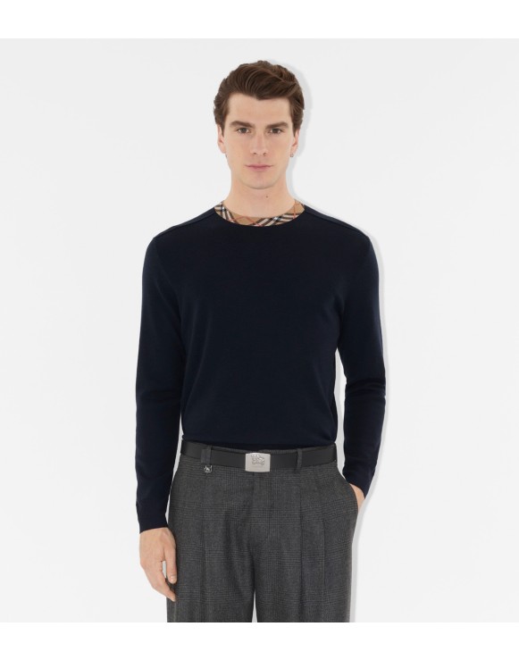 Pull en laine avec Check