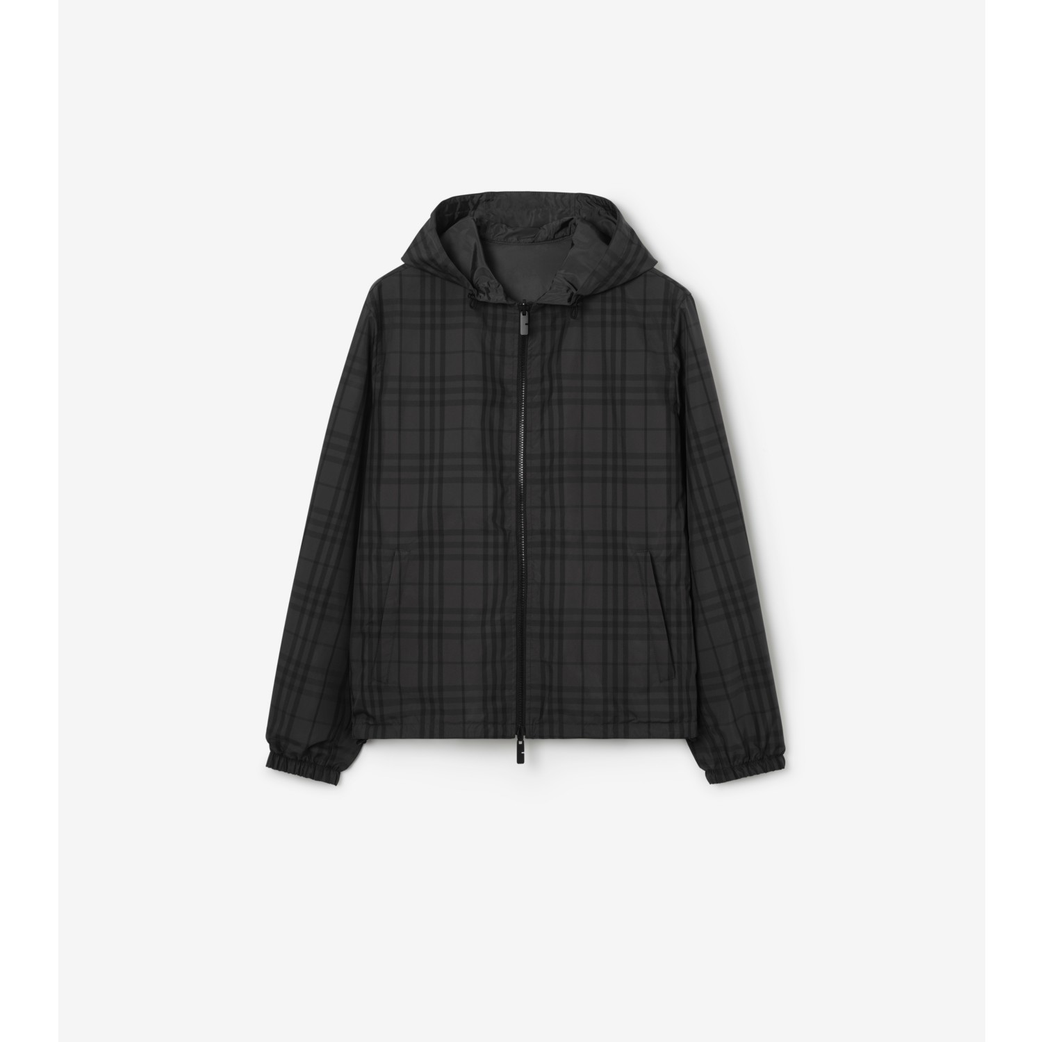 Reversible Check Newport Hooded Jacket