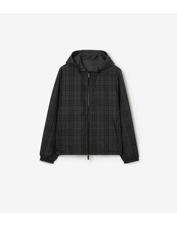 Reversible Check Newport Hooded Jacket