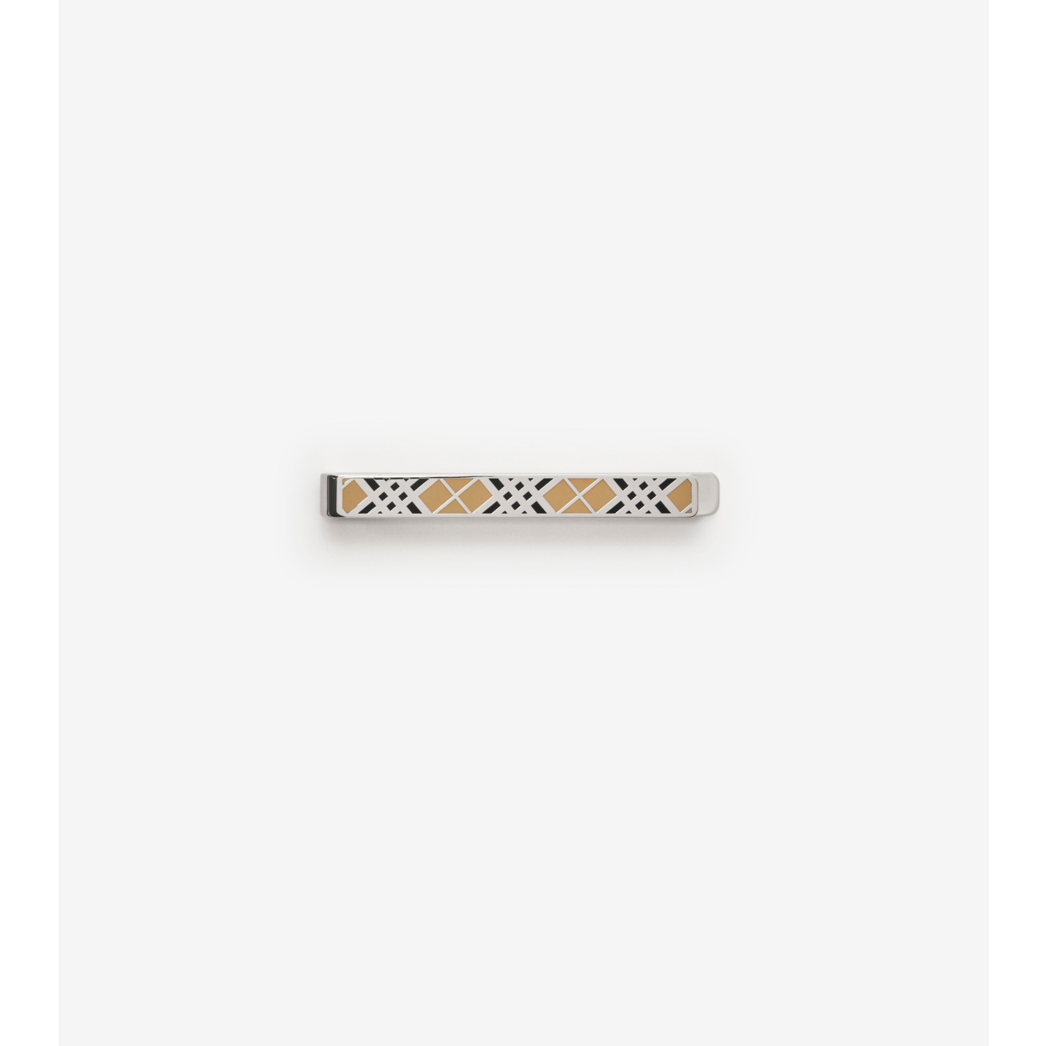 Enamel Check Tie Bar