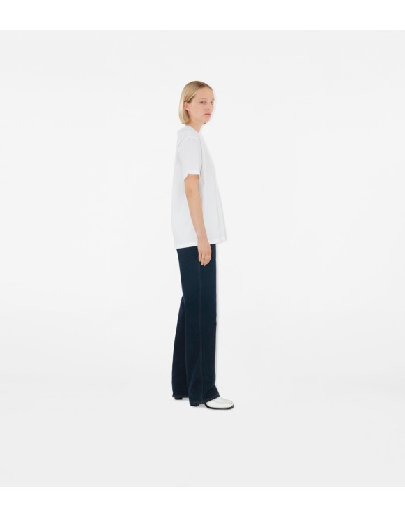 Check Pocket Cotton T-shirt