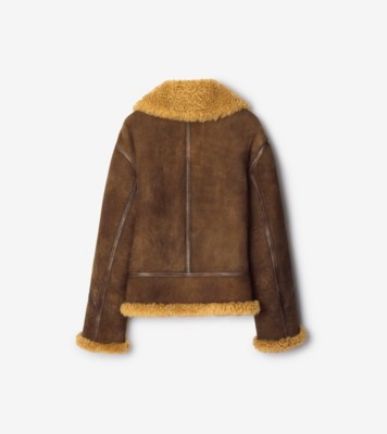 【関税&送料込】Burberry Cappuccino Shearling Jacket 3EDCE98B-0959-4F6B-B472-