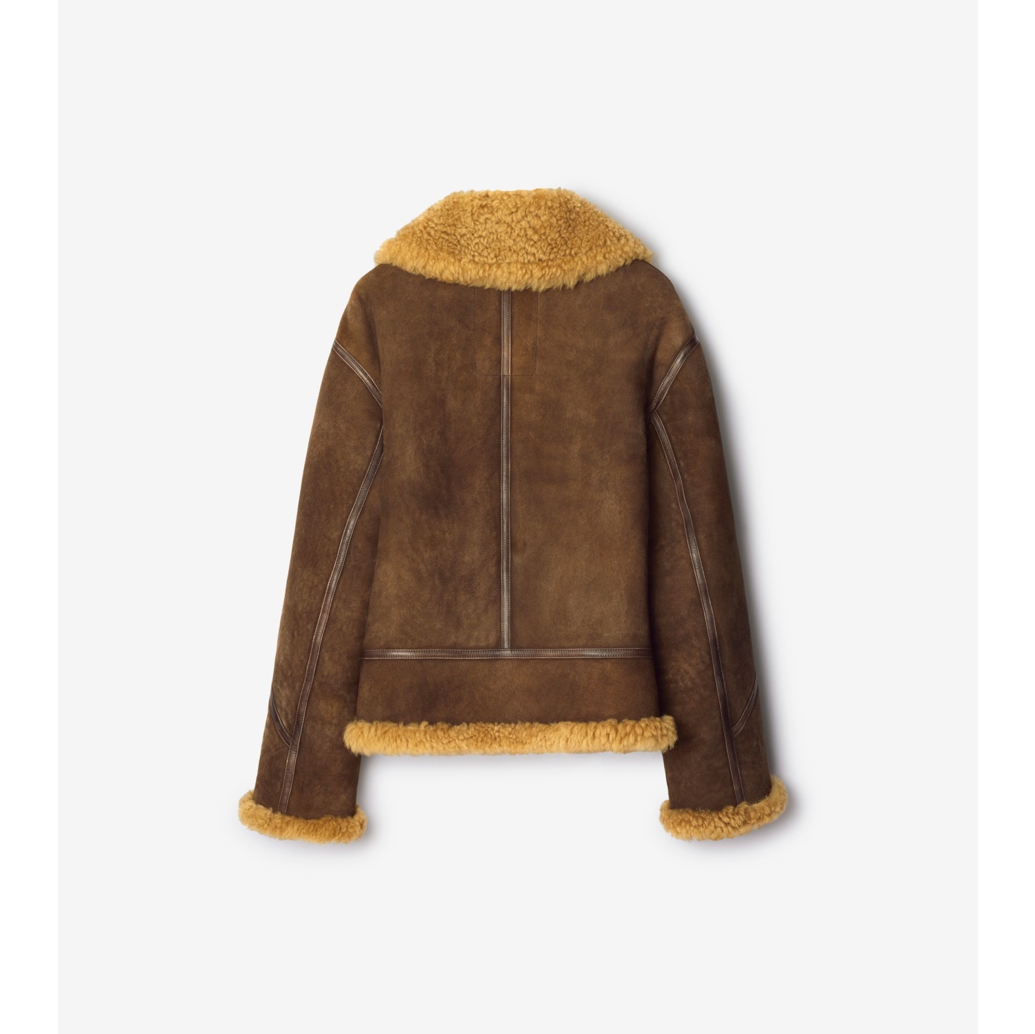 Jaqueta aviador de shearling