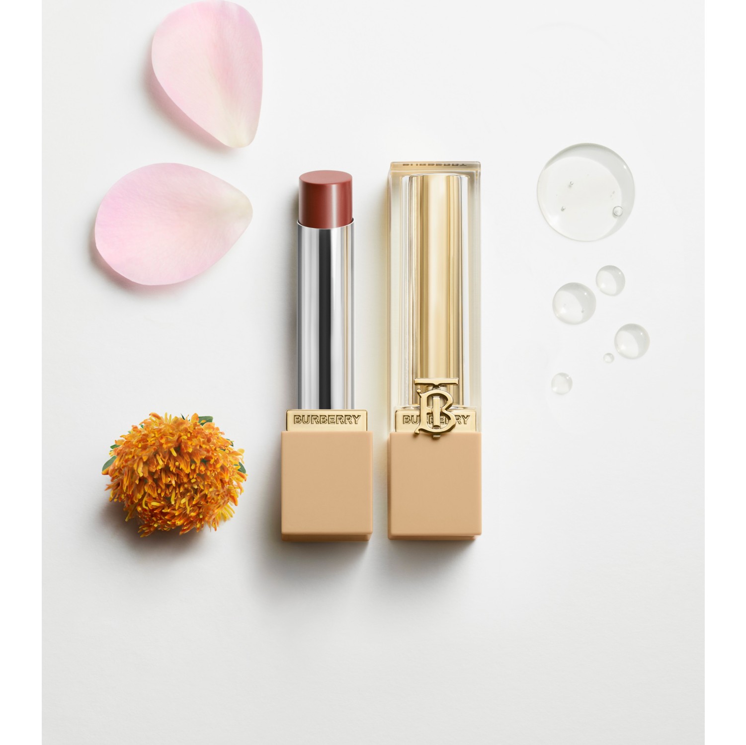 Burberry Brit Shine Lipstick – Rose Petal No. 606 in Rose Petal 606 - Women | Burberry® Official
