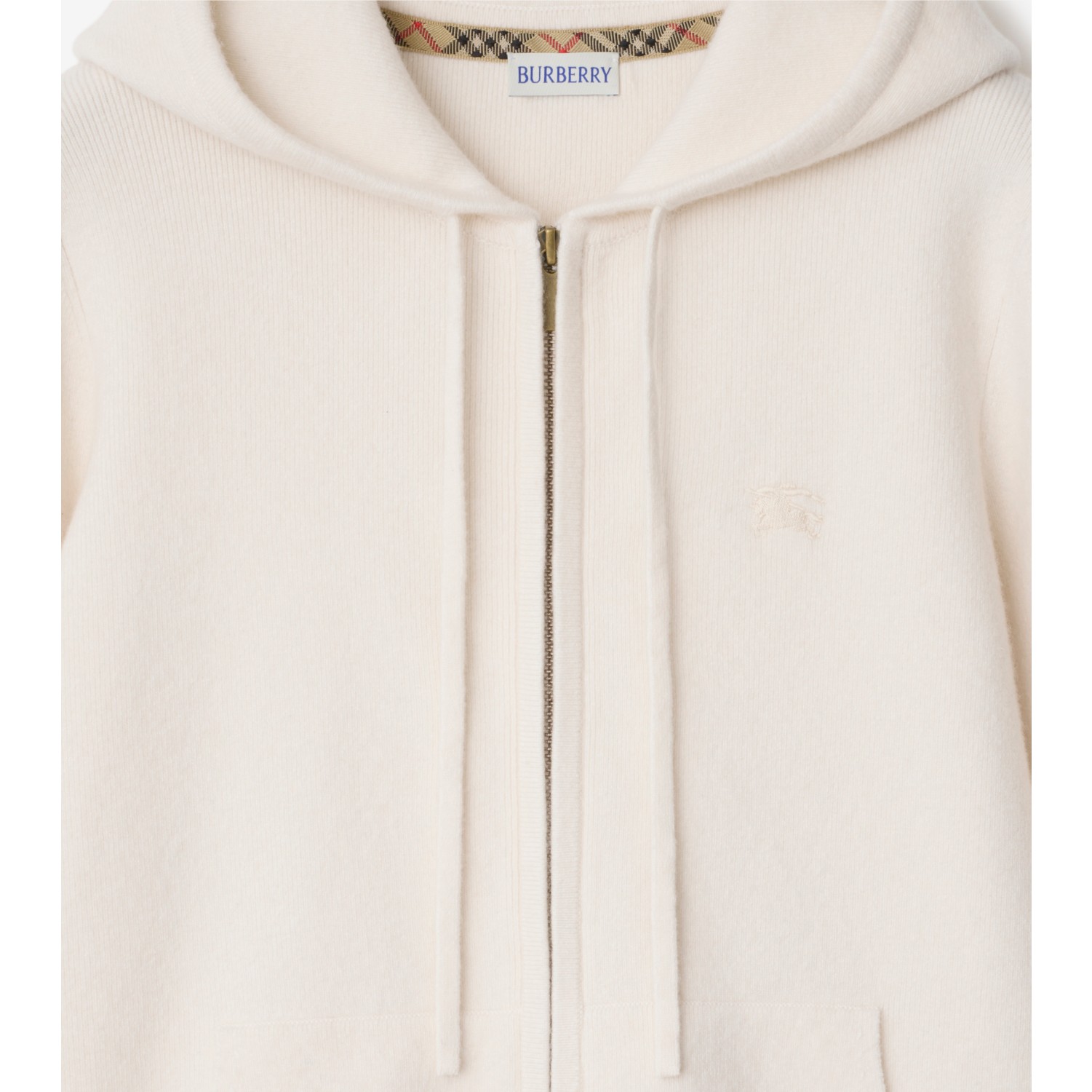 Cashmere Blend Zip Hoodie