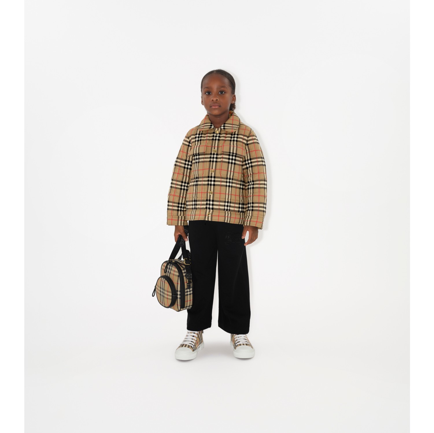 Children's burberry quilted store jacket