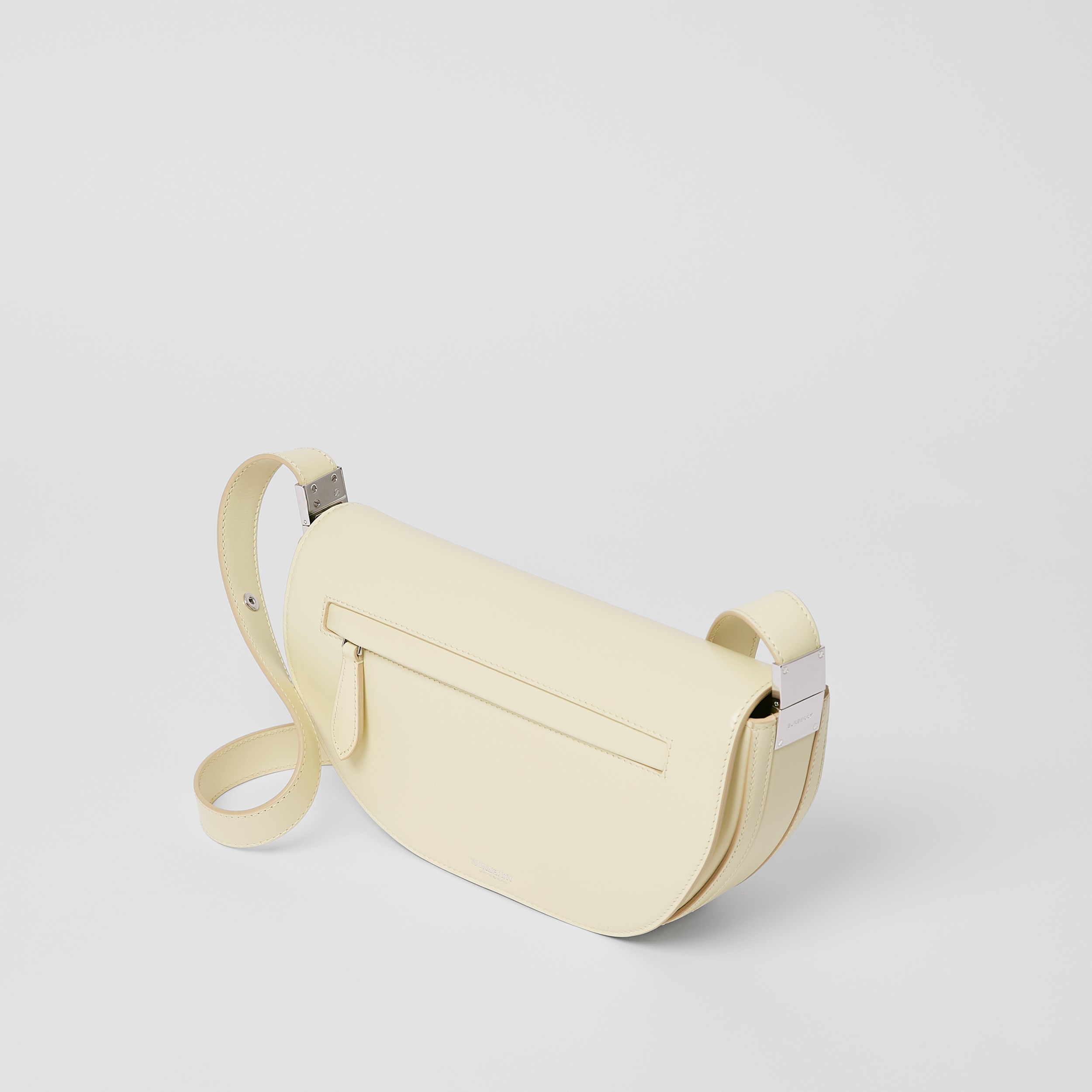 Small Leather Olympia Bag in Pale Vanilla - Women | Burberry® Official - 4
