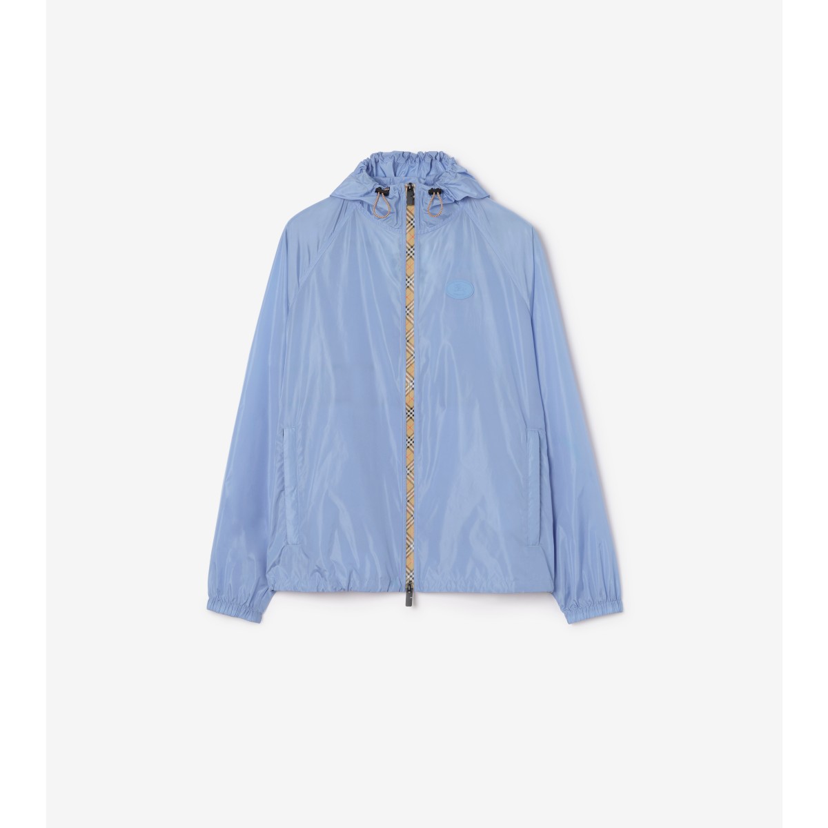  Check er-tape Nylon Hooded Jacket