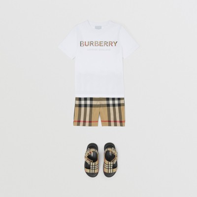 burberry embroidered tee