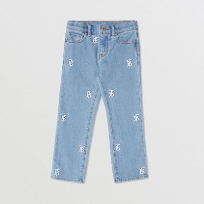 white stretch denim