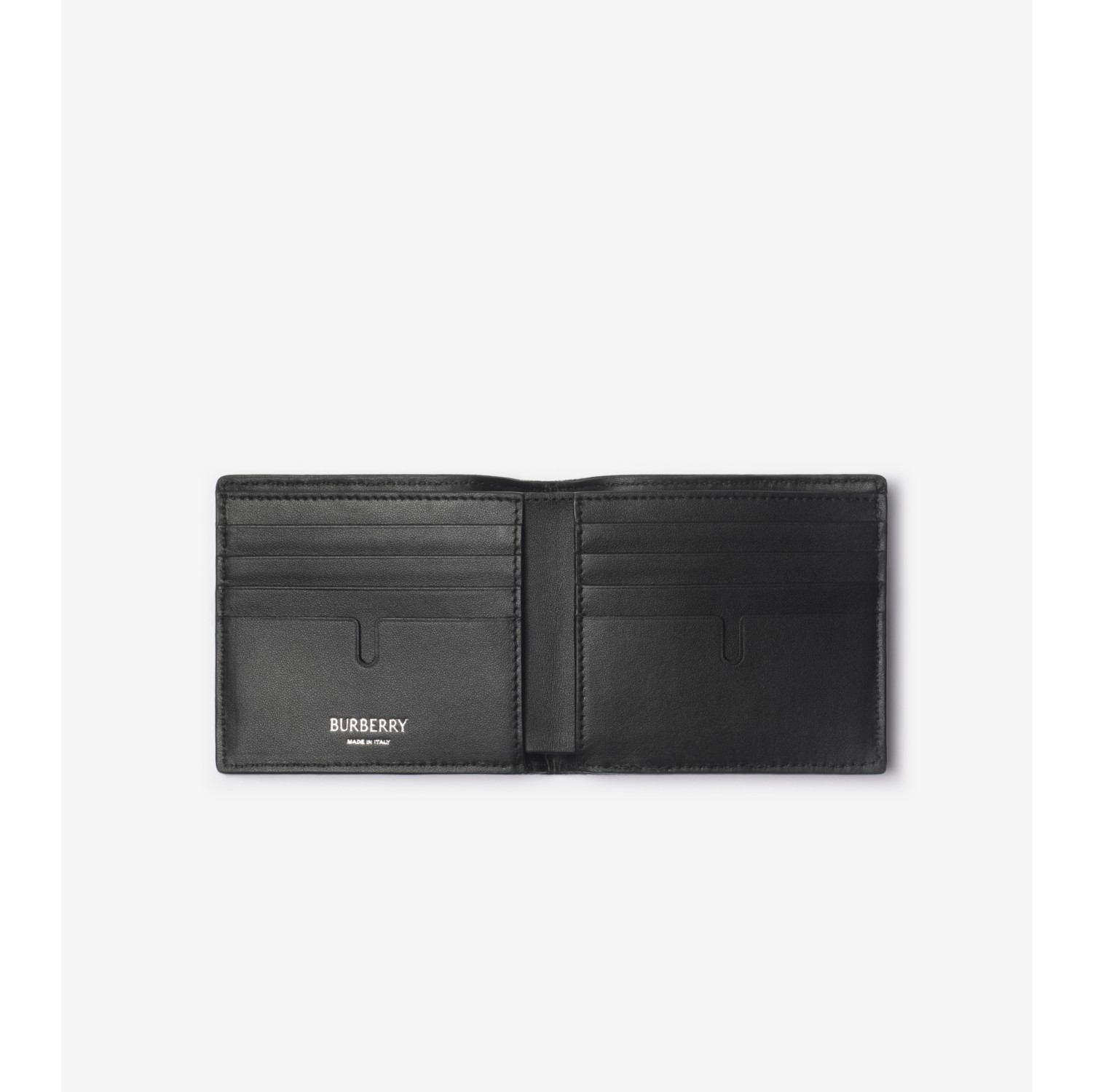 Check Intarsia Bifold Wallet