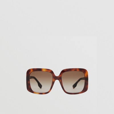 women's square tortoise shell sunglasses