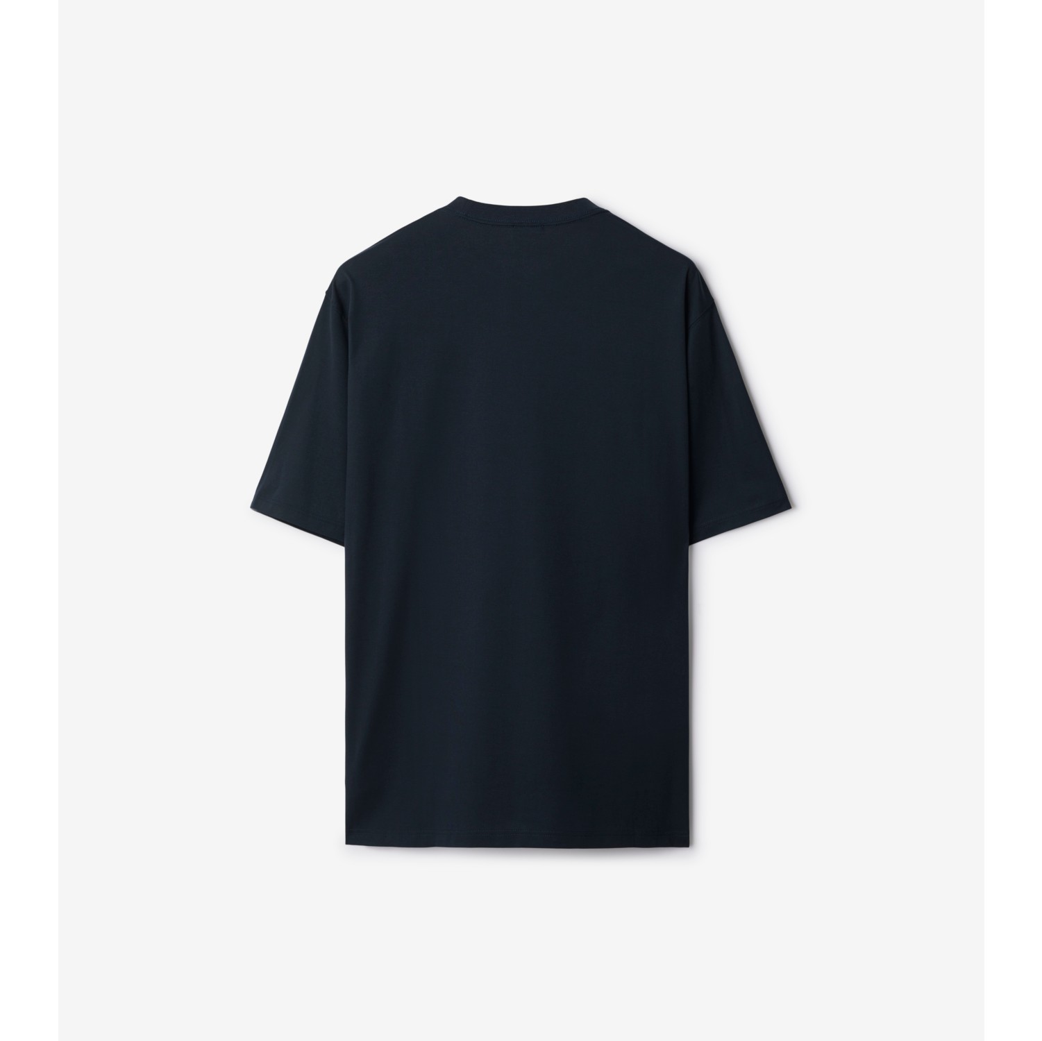 Cotton T-shirt in Navy black - Men | Burberry® Official