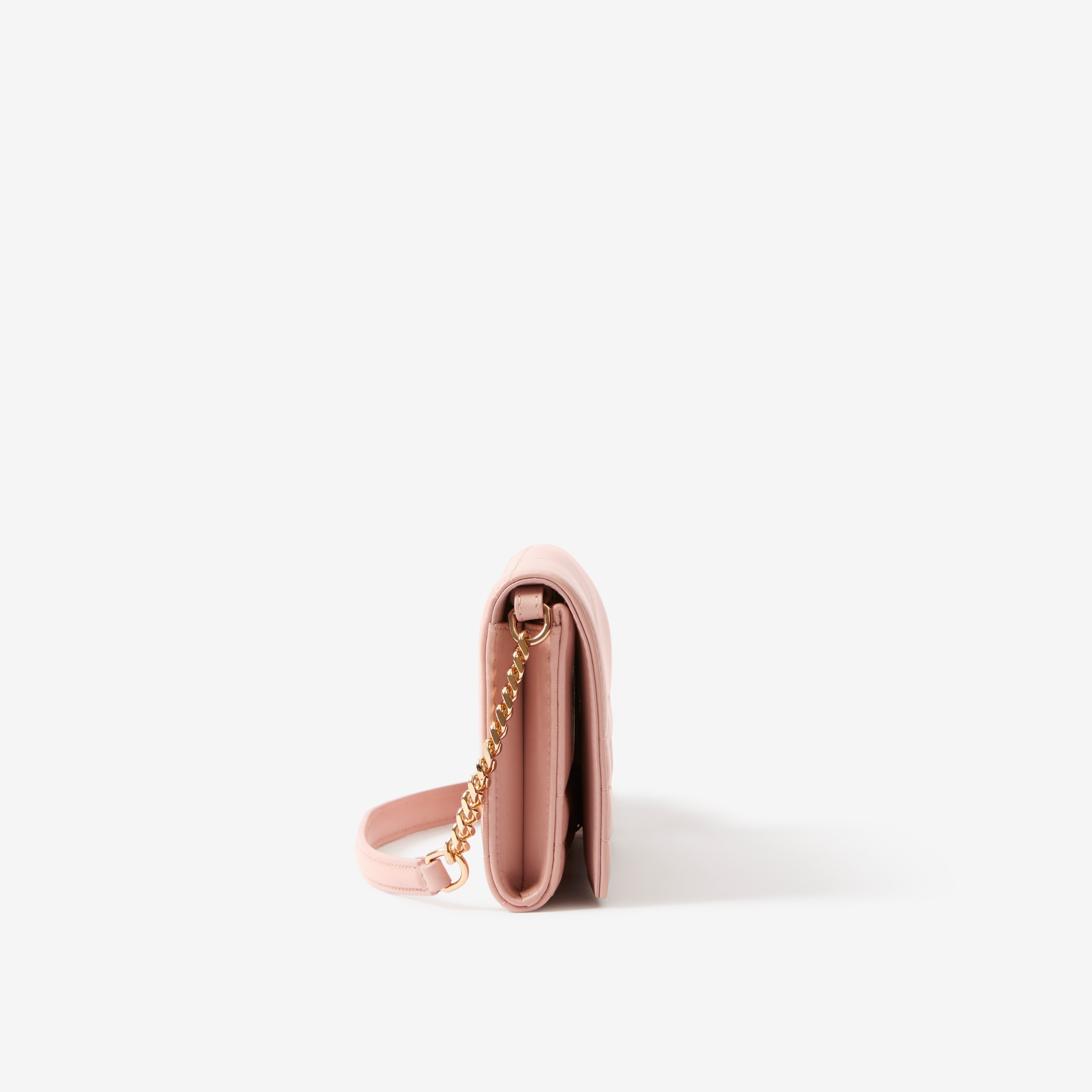 Quilted Leather Lola Wallet with Detachable Strap – Online Exclusive in Dusky Pink - Women | Burberry® Official - 2