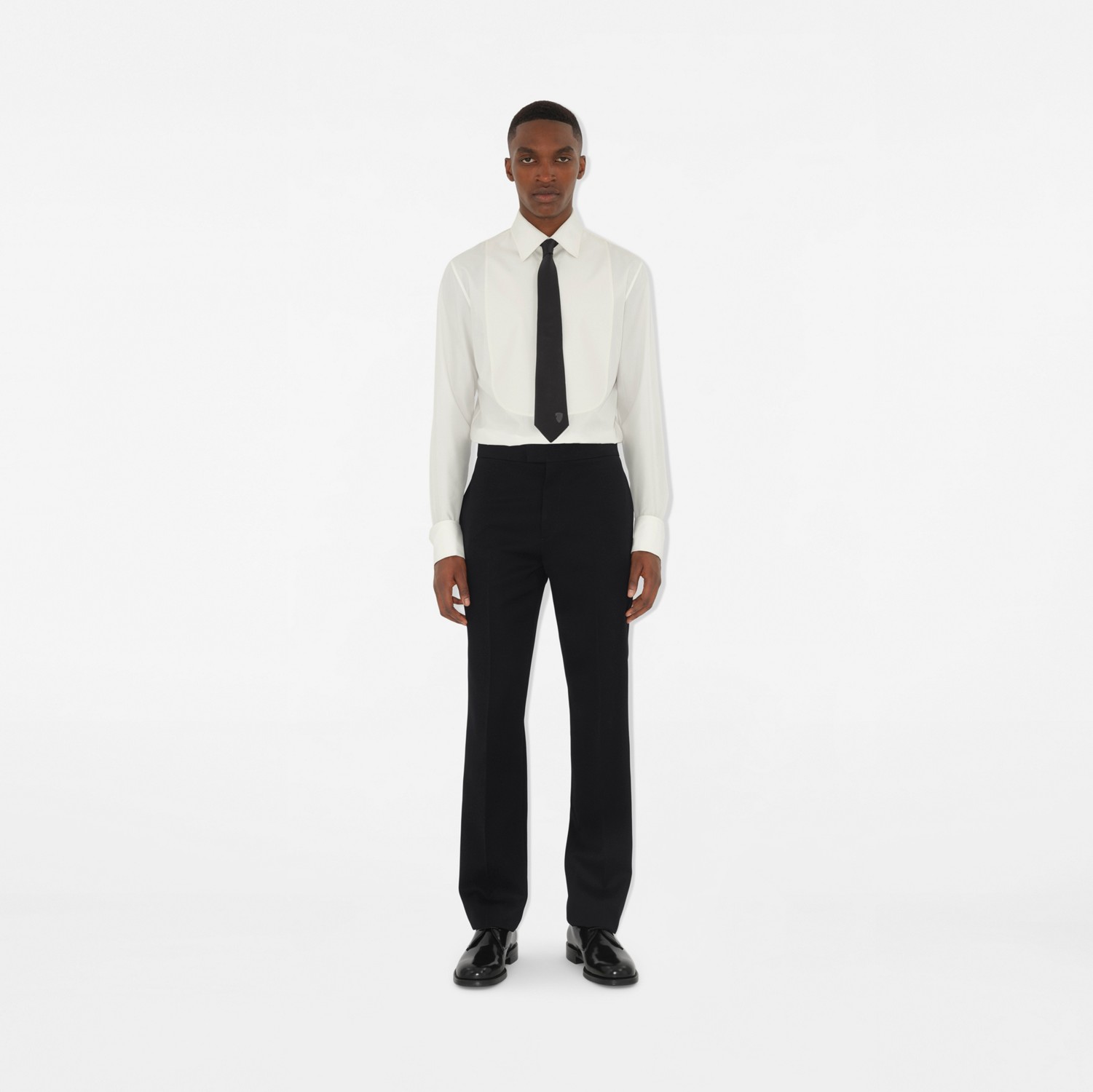 Wool Tuxedo Trousers in Black - Men | Burberry® Official Wool Tuxedo Trousers in Black - Men | Burberry® Official