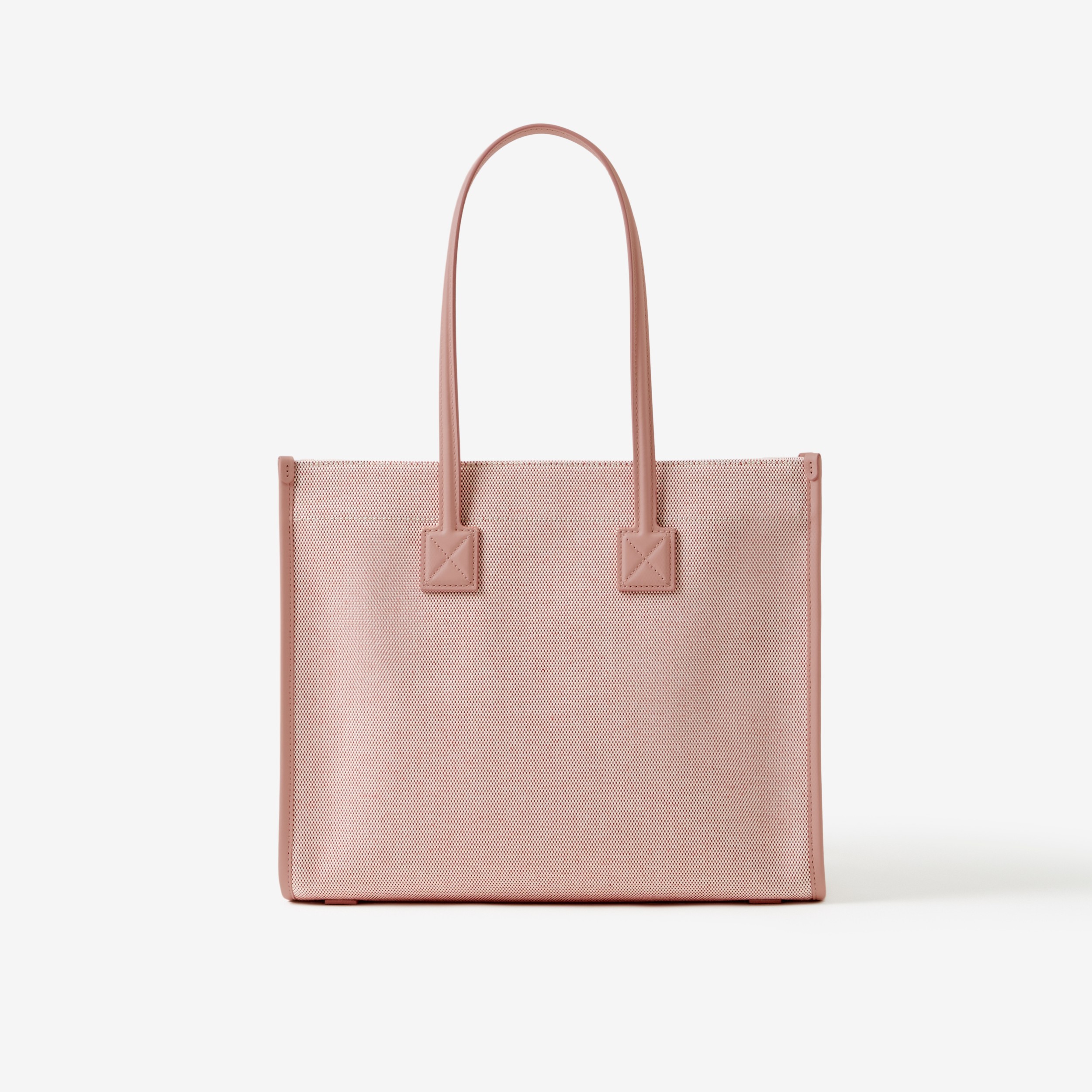 Small Freya Tote in Bright Red/dusky Pink - Women | Burberry® Official - 3