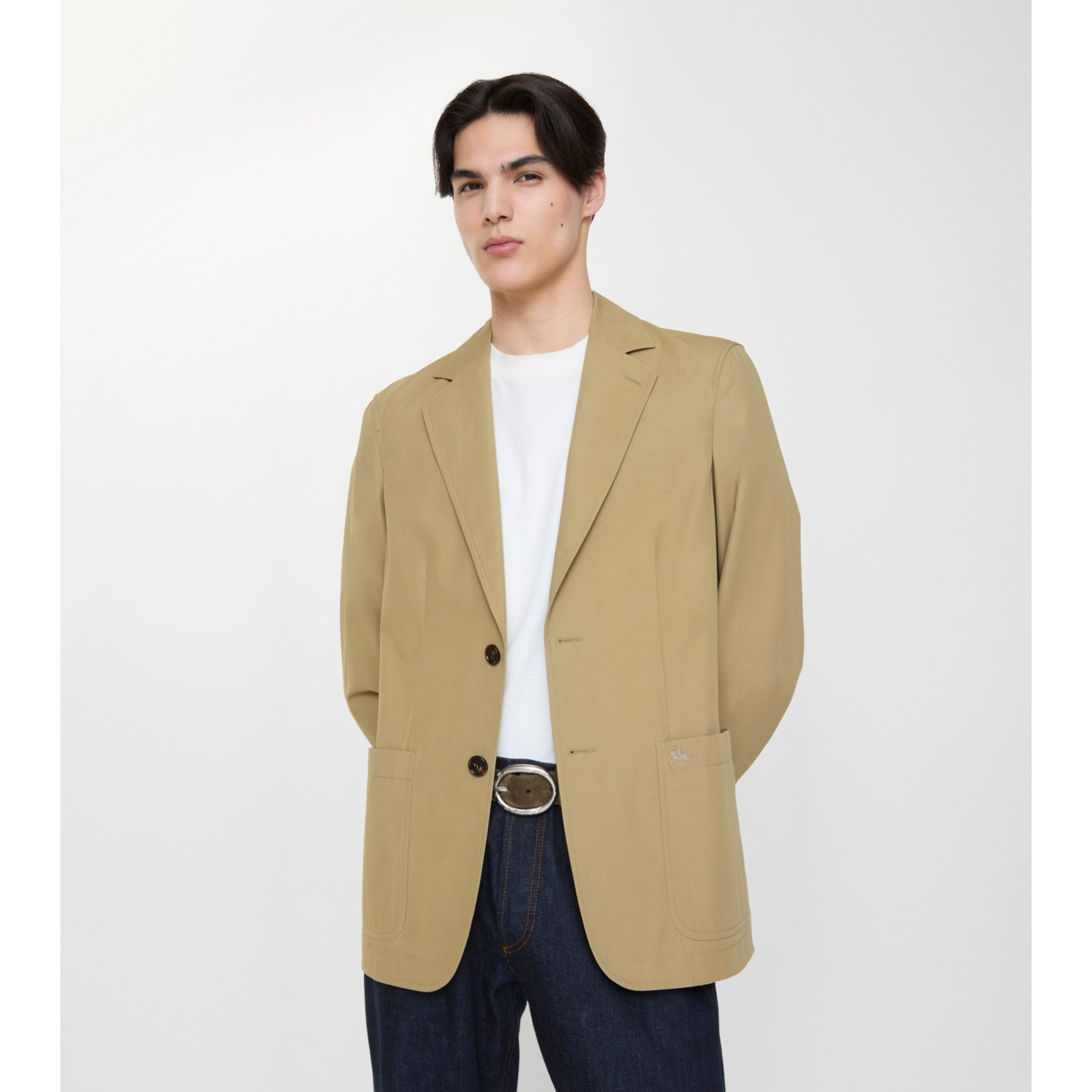 Technical Cotton Tailored Jacket - thumbnail 2