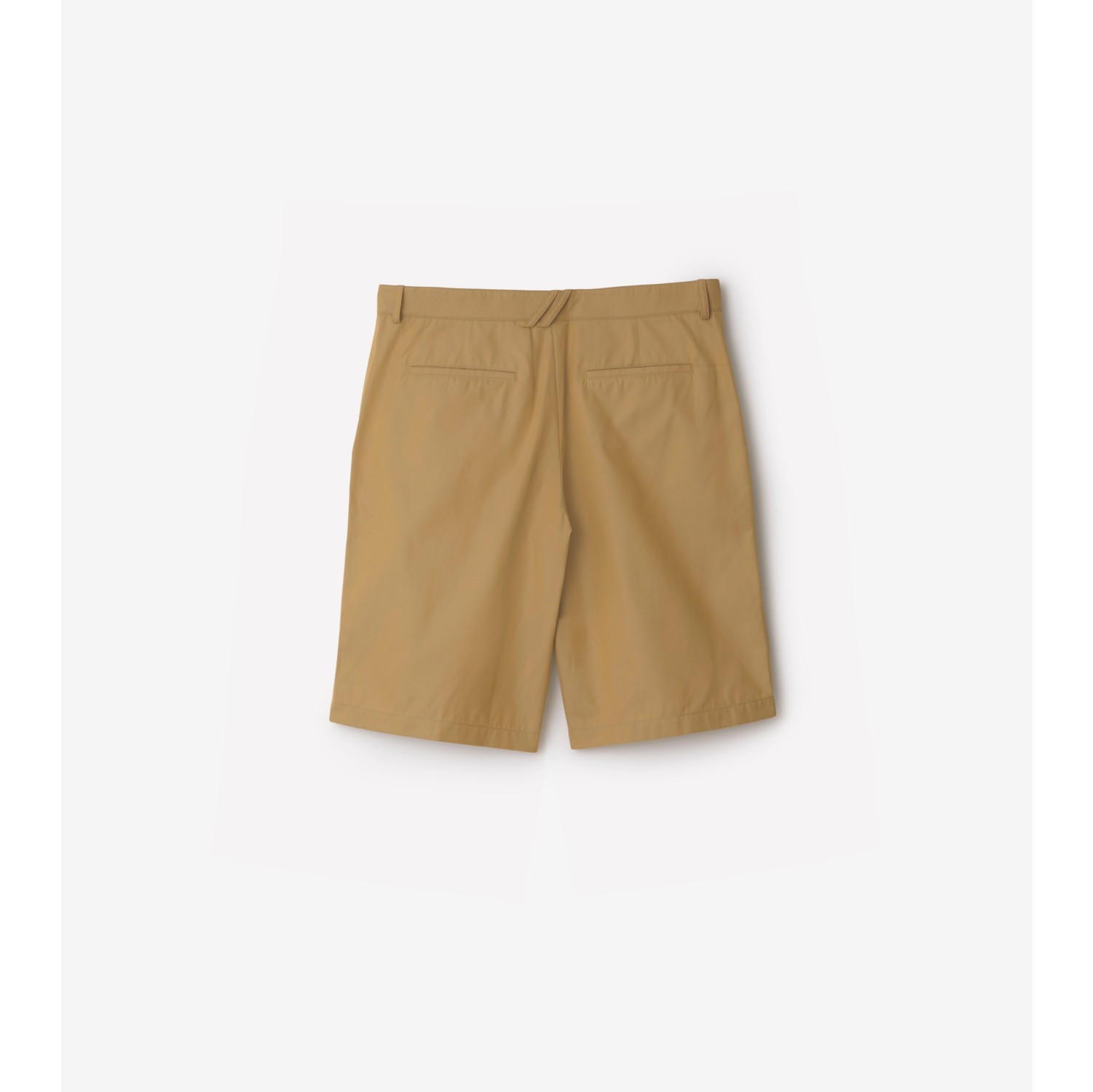 Cotton Chino Shorts in Spelt Men Burberry Official