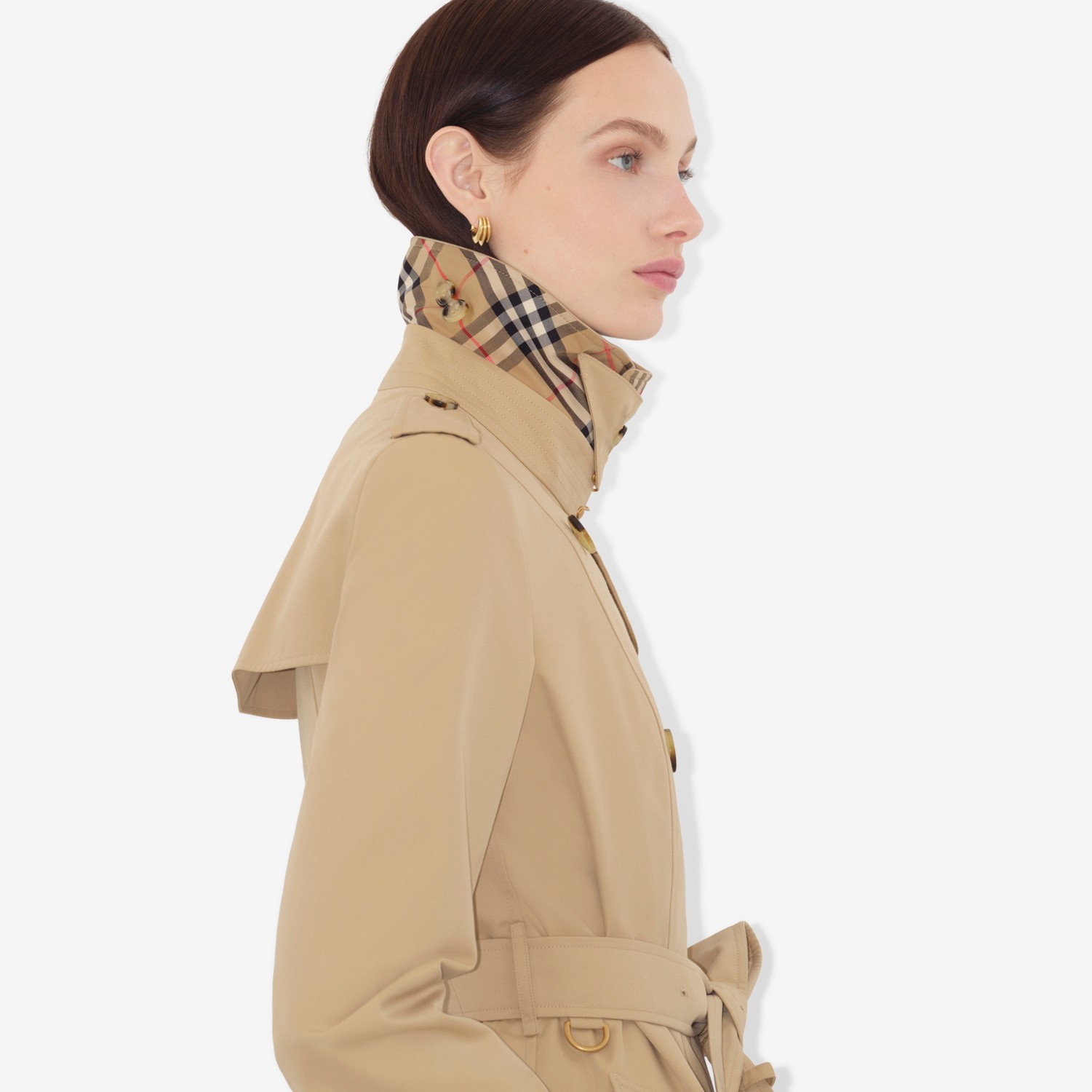 Mid-length Chelsea Heritage Trench Coat in Honey - Women Mid-length Chelsea Heritage Trench Coat in Honey - Women