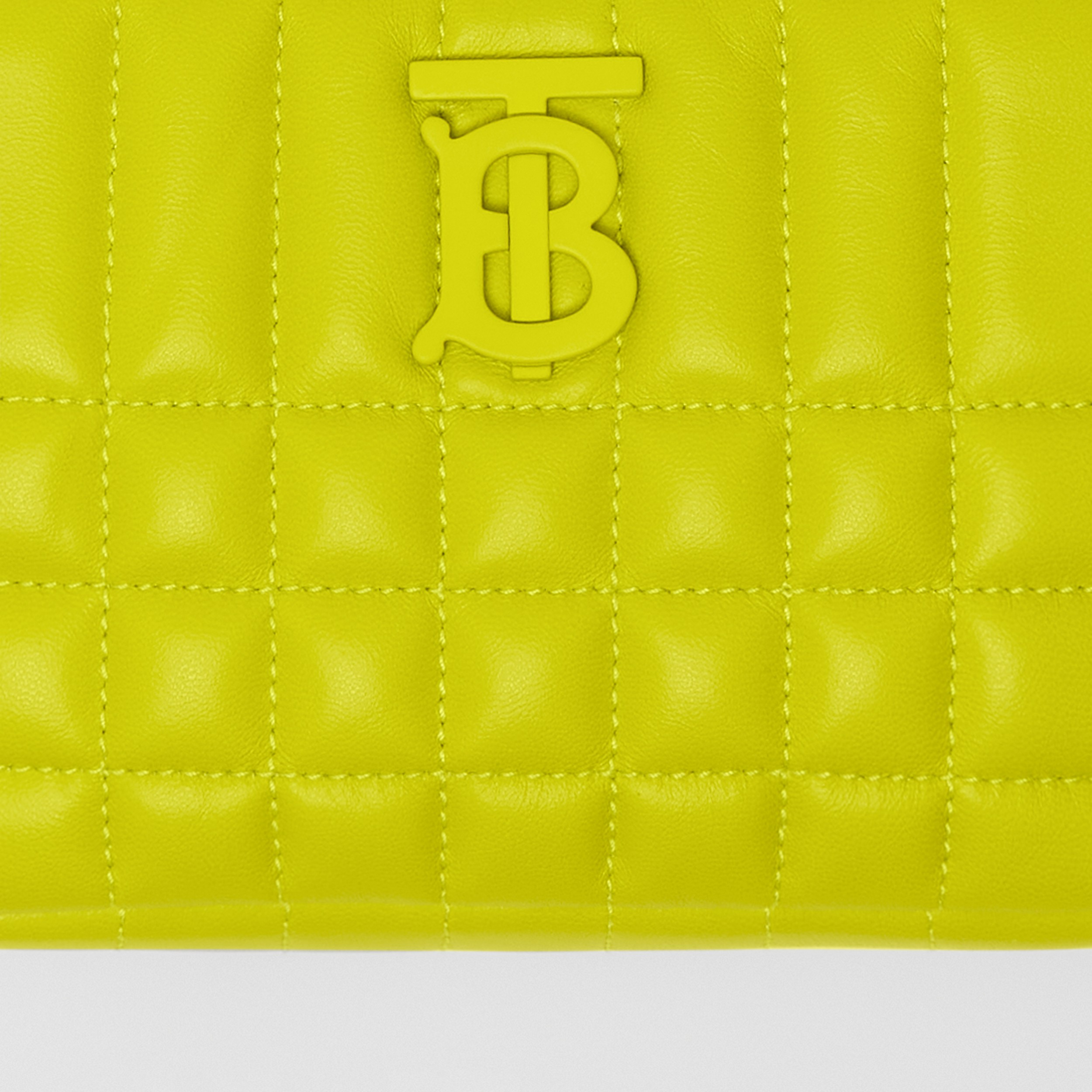 Mini Quilted Lambskin Lola Camera Bag in Vivid Lime - Women | Burberry® Official - 2