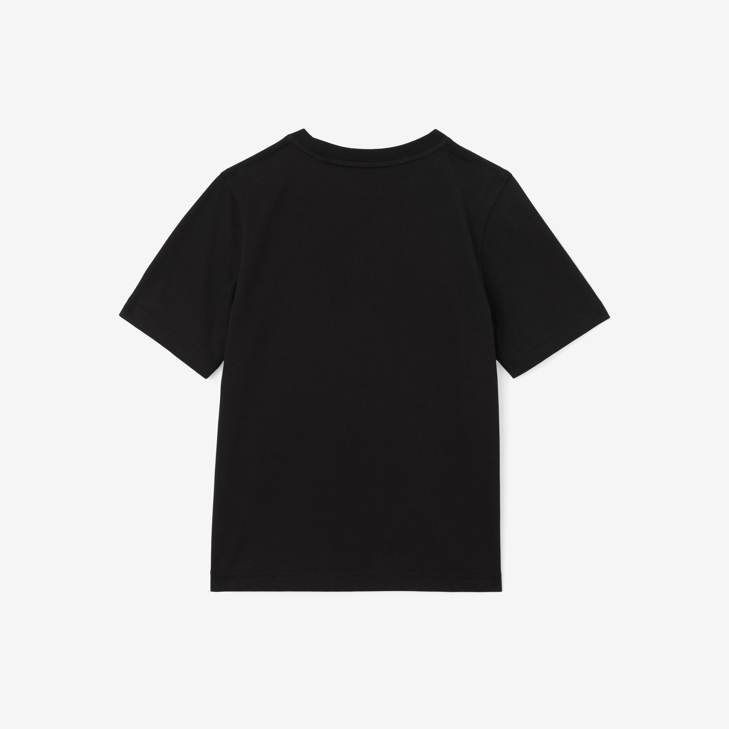 Horseferry 印花棉质 T 恤衫 (黑色) | Burberry® 博柏利官网 - 2