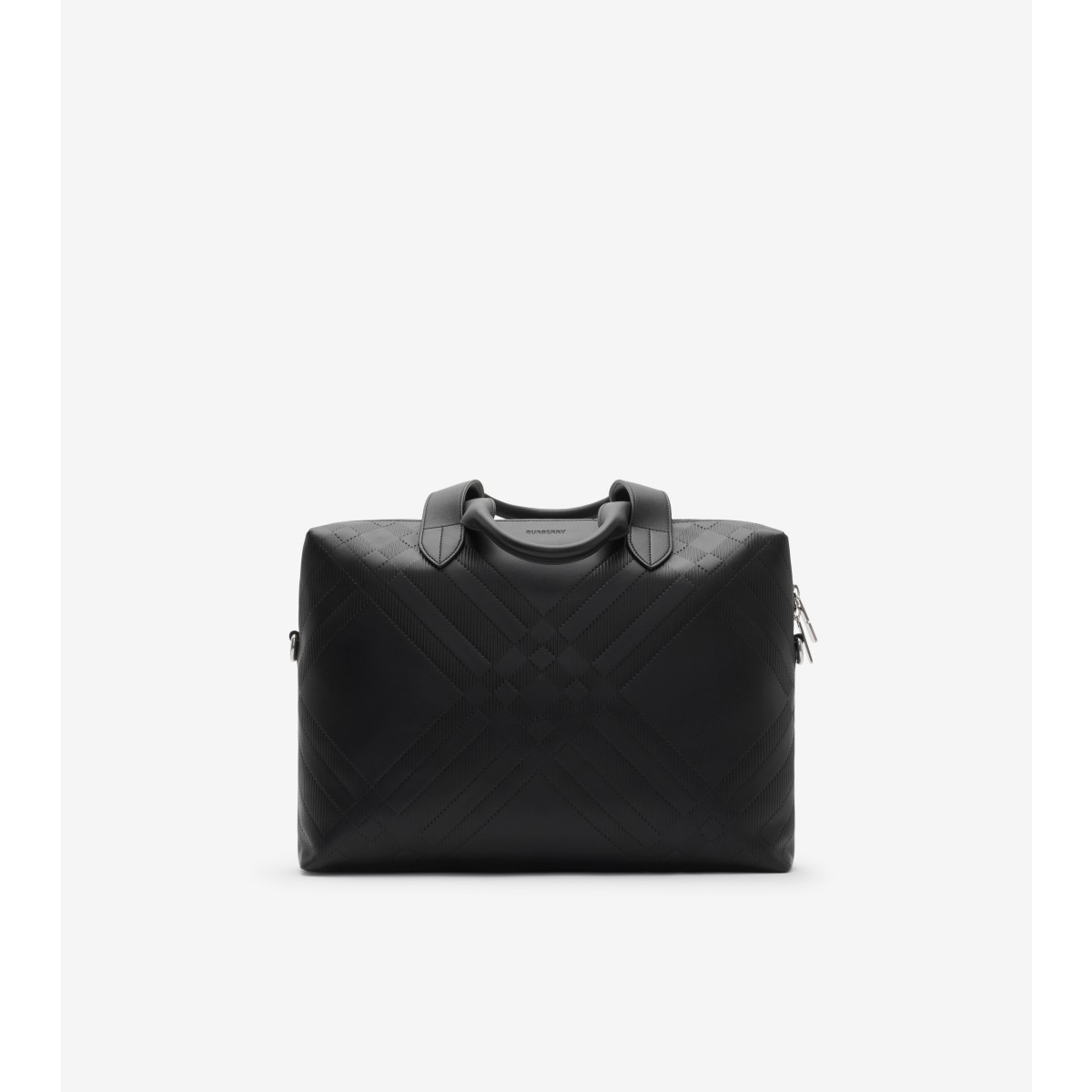  Check Embossed Briefcase