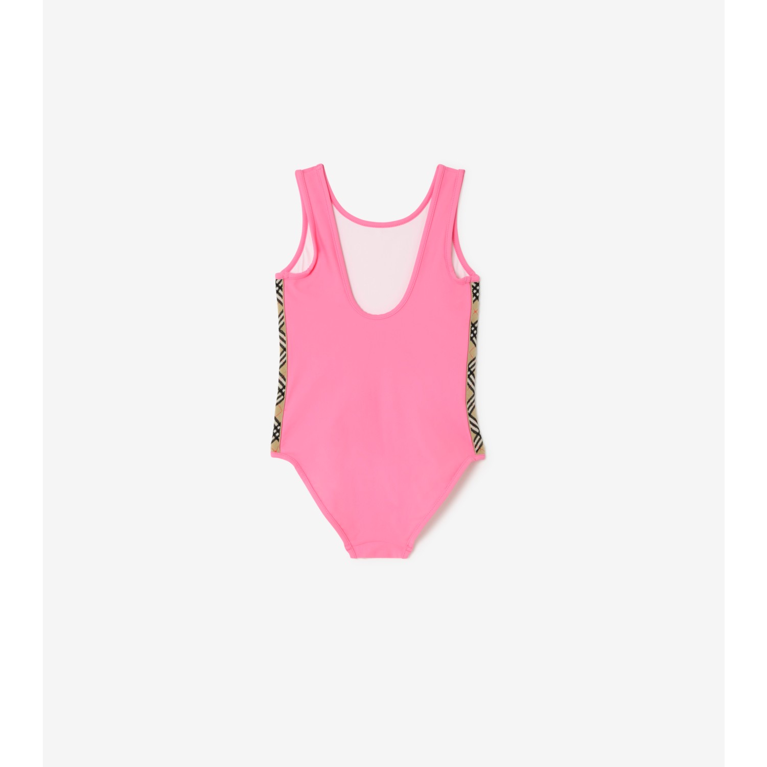 Check Trim Swimsuit