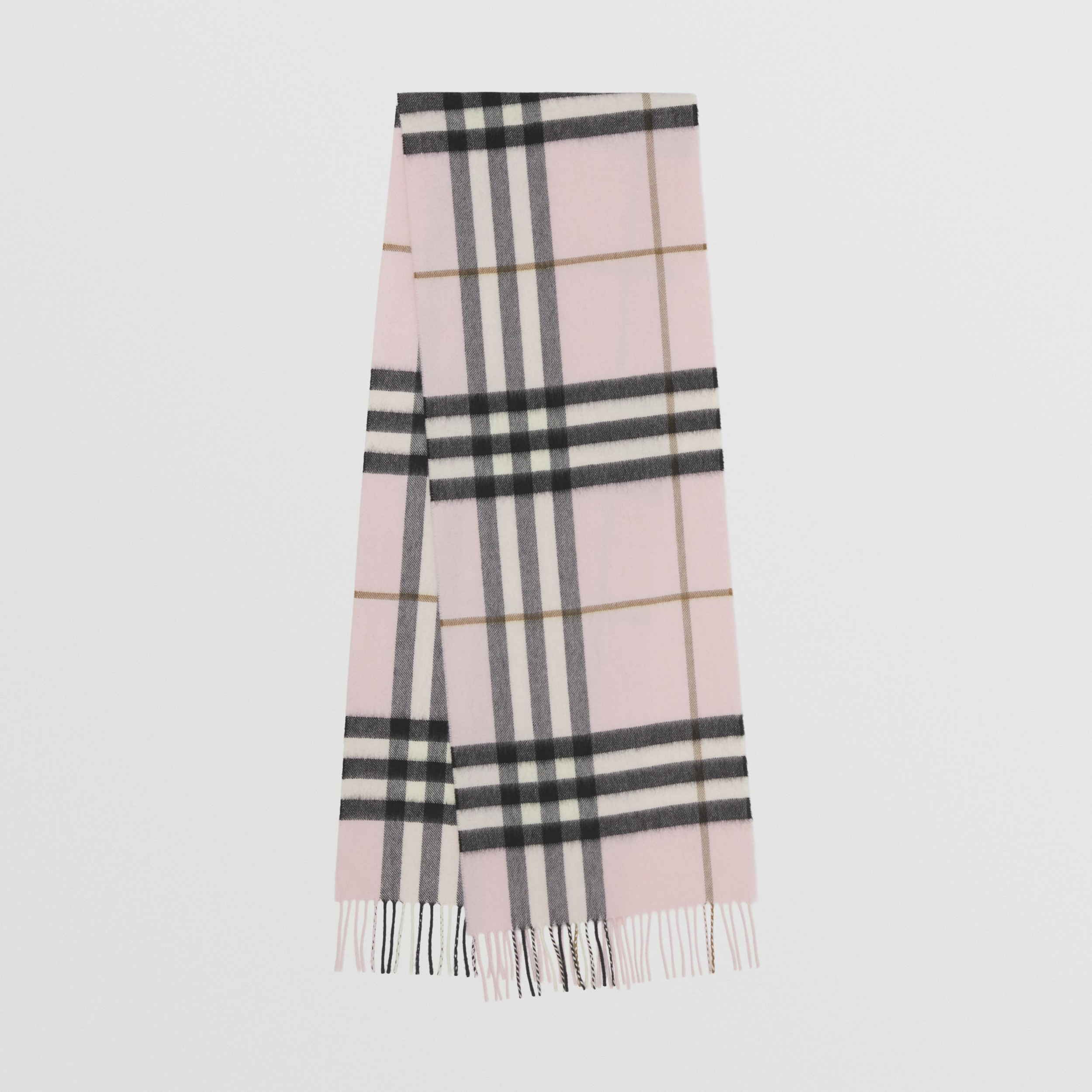 The Classic Cashmere Scarf in Pale Candy Pink | Burberry® Official - 1