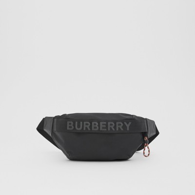 ロゴディテール ナイロン ソニー バムバッグ (ブラック) | Burberry®公式サイト