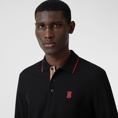 burberry polo long sleeve