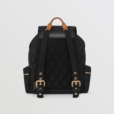 leather backpack new look