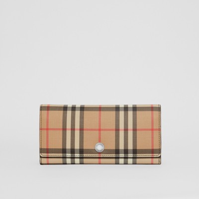 burberry vintage check wallet