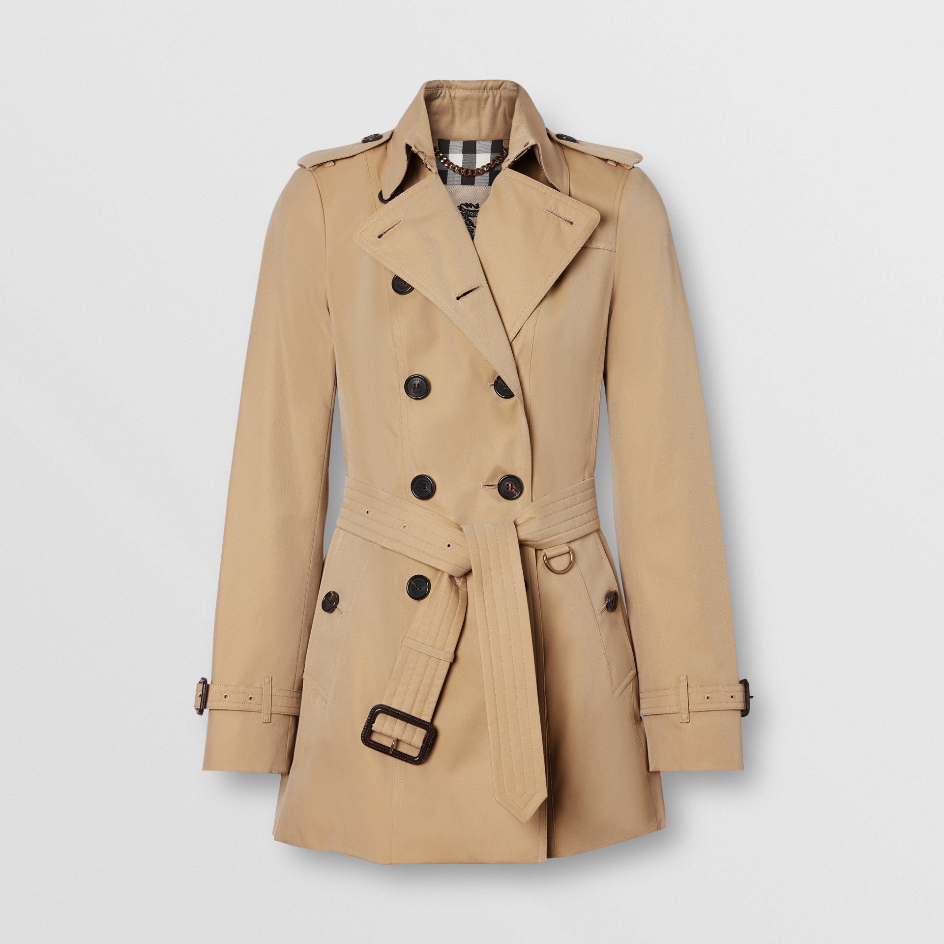 The Sandringham – Short Trench Coat in Honey - Women | Burberry