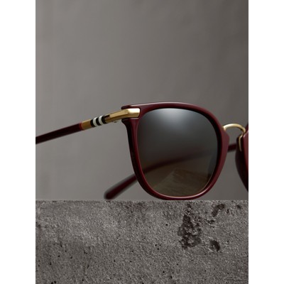 burberry square frame sunglasses