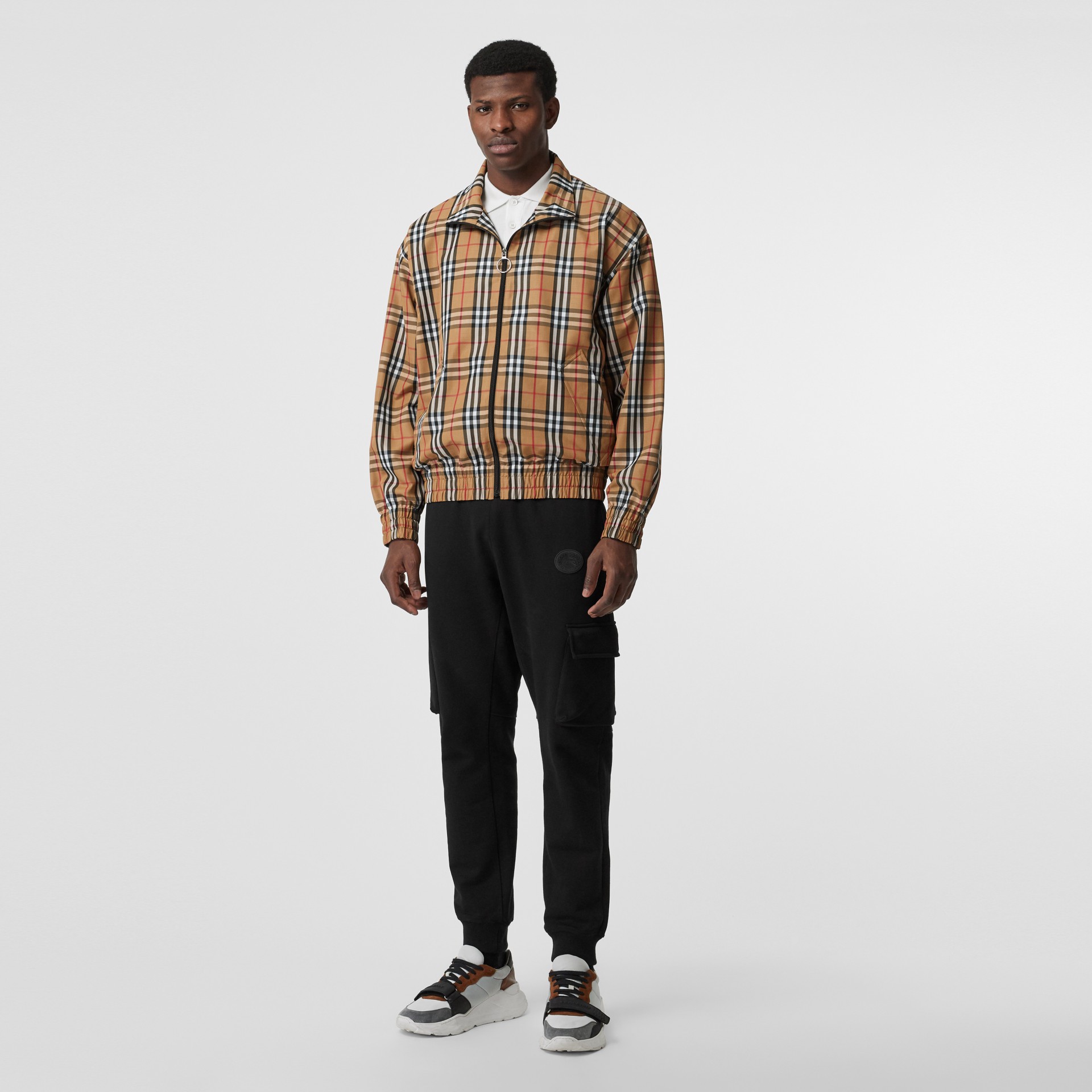 Vintage Check Lightweight Jacket in Yellow - Men | Burberry