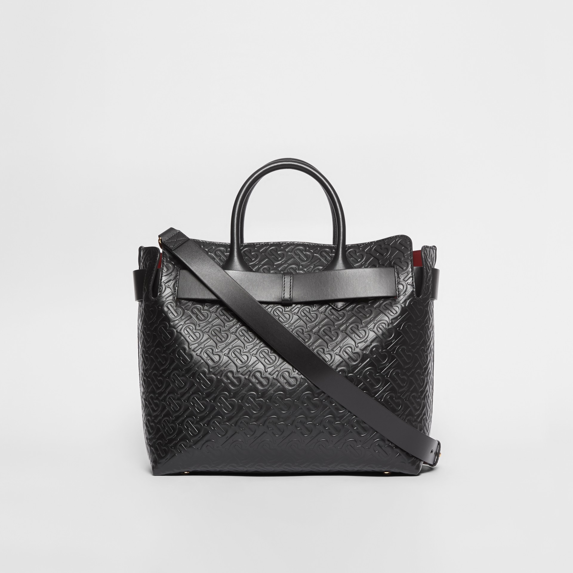 The Medium Monogram Leather Triple Stud Belt Bag in Black - Women ...