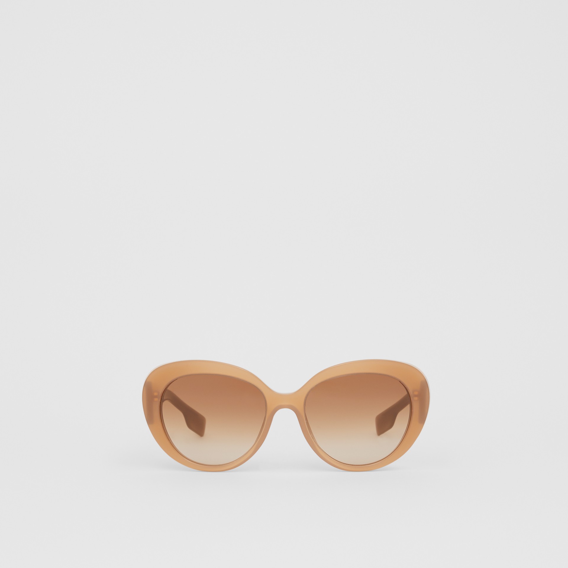  Monogram  Motif  Cat  eye  Frame Sunglasses in Warm Camel 