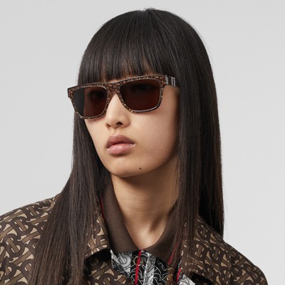 burberry square frame sunglasses