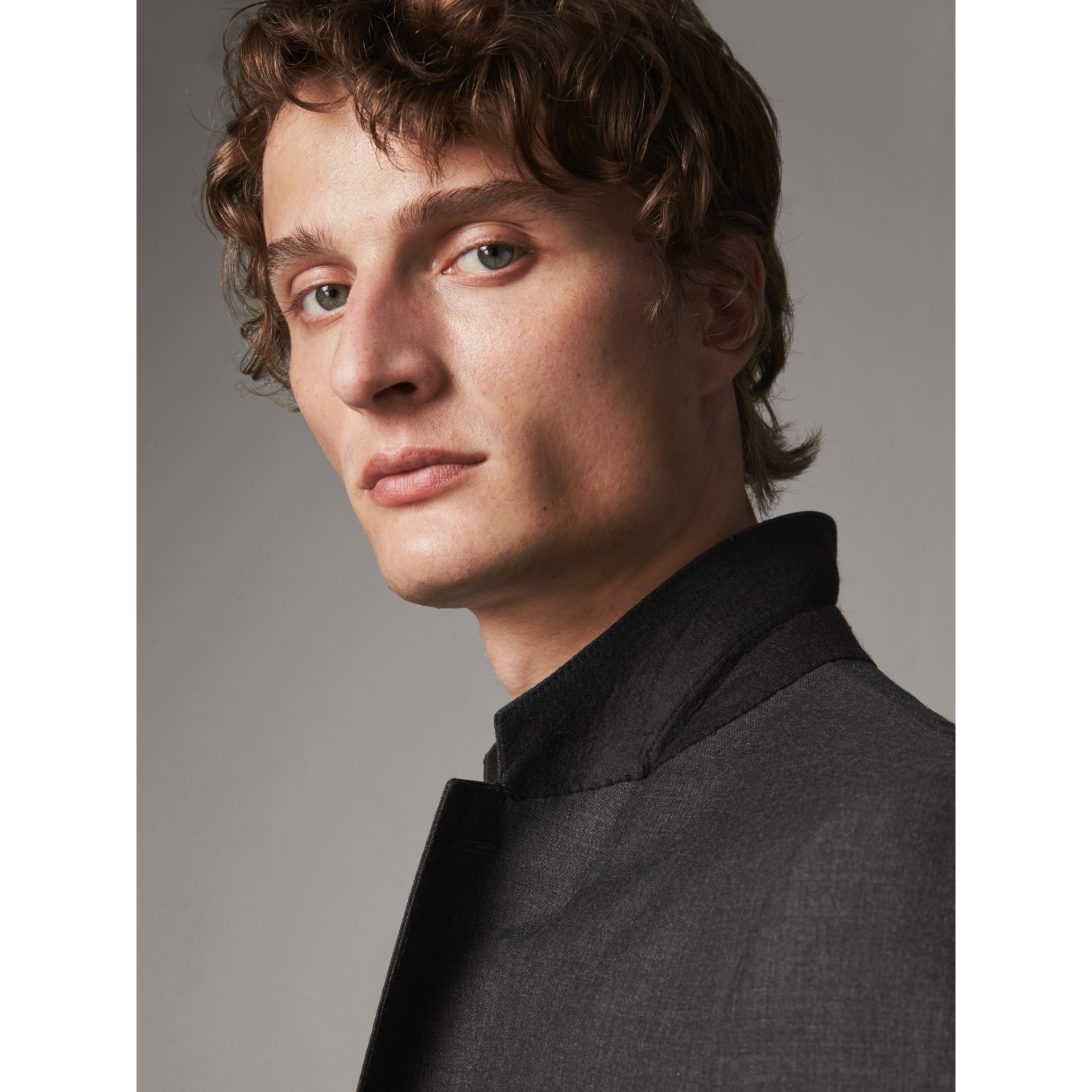 Modern Fit Wool Suit in Charcoal - Men | Burberry United States