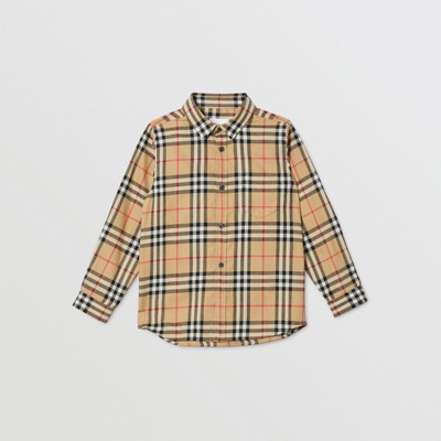 supreme burberry flannel